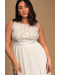 Forever and Always White Lace Maxi Dress